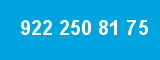 922 250 81 75